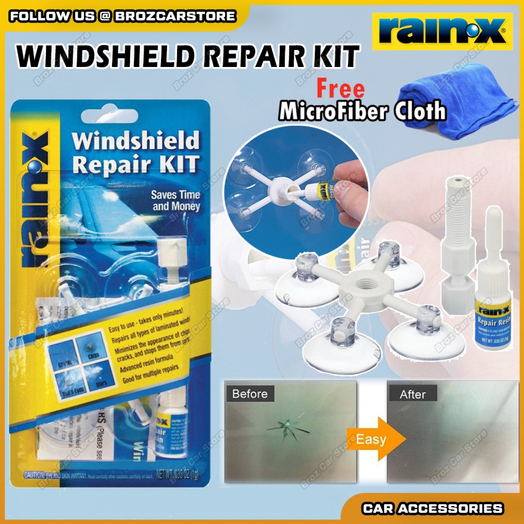 RainX / Rain X / Rain X / RainX Windshield Repair KIT Car Care DIY