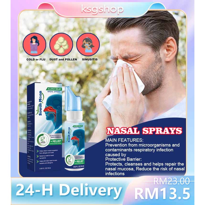 Nasal Spray Treat Nose Care Chronic Sinusitis Lung Cleanser Shopee Singapore