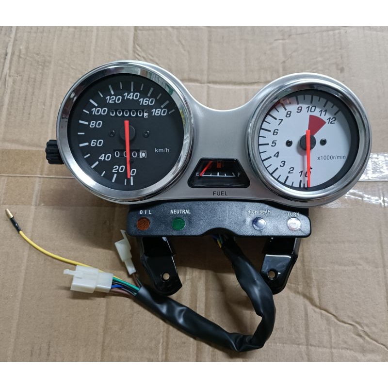 YAMAHA RXZ CATALYZER METER ASSY CHROME | Shopee Singapore