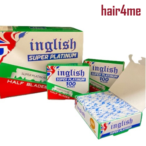 Inglish Super Stainless Steel Platinum Half Blade Double Edge Shaving ...