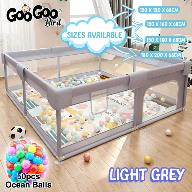 Googoo BIRD Premium Fence Safety Full Cover Playpen Baby Play Fence
