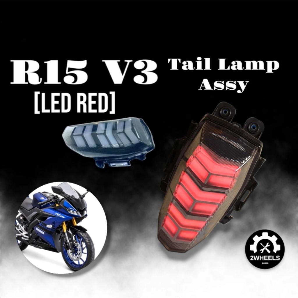 YAMAHA R15 V3 TAIL LAMP ASSY LED RED | Shopee Singapore