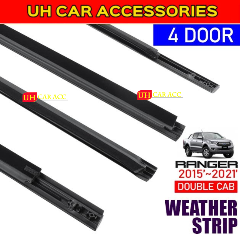 FORD RANGER T6 T7 2015 - 2021 DOOR WEATHERSTRIP WINDOW SEAL CAR WINDOW ...