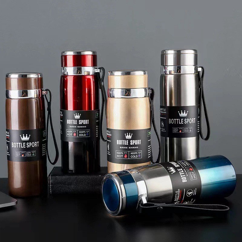 thermos vacuum flask SUS316 1 liter hot water bottle tumbler termos ...