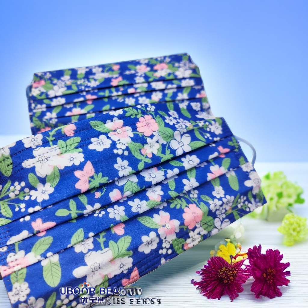 Flower Face Mask For Women Fashion Mask Earloop 3ply Mask Corak Bunga ...