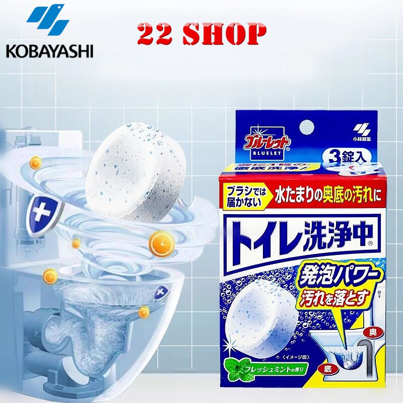 Japan Kobayashi Toilet Viral Cleaner Effervescent tabletsPembersih ...