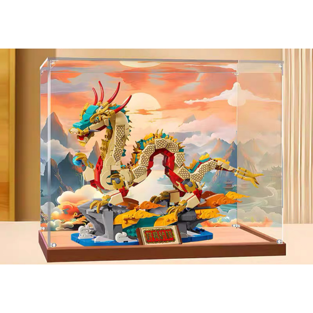 Acrylic Display Case Box Festivals Series - Auspicious Dragon 80112 ...
