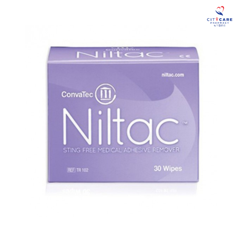 CONVATEC NILTAC ADHESIVE REMOVER WIPE - 420788 (30'S) | Shopee Singapore