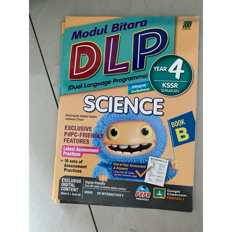 Sasbadi DLP Book B Only Science Year 4kssr Semakan | Shopee Singapore