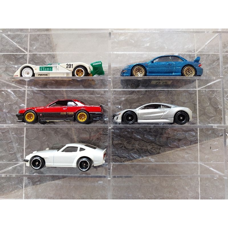 Hotwheels Subaru Modern Classic Datsun 240Z Cars & Donut Mazda 787B ...