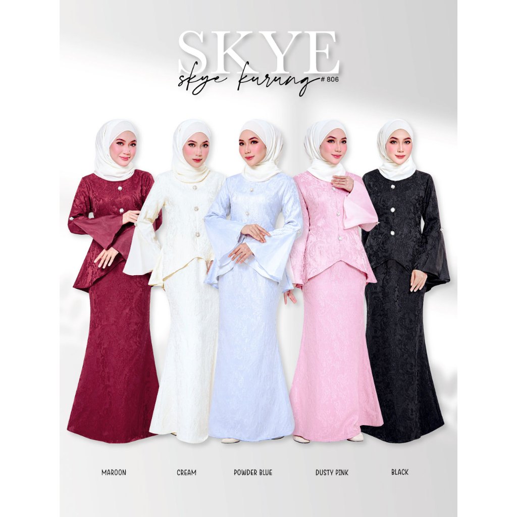 NEW COLLECTIONS RAYA 2024 SKYE KURUNG BAJU KURUNG MODEN RAYA 2024 