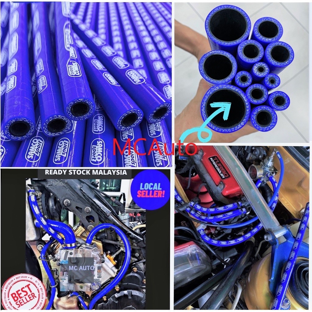 Limited Offer 4 Layer Heavy Duty Samco Hose Silicone Water Hose Oil ...