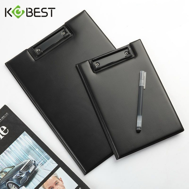Leather Board Clip A4 Writing Script Killing Menu | Shopee Singapore