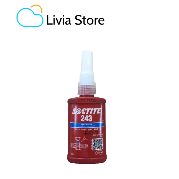 Loctite 243 Threadlocker Anaerobic Adhesive Blue 50mL Bottle Henkel ...