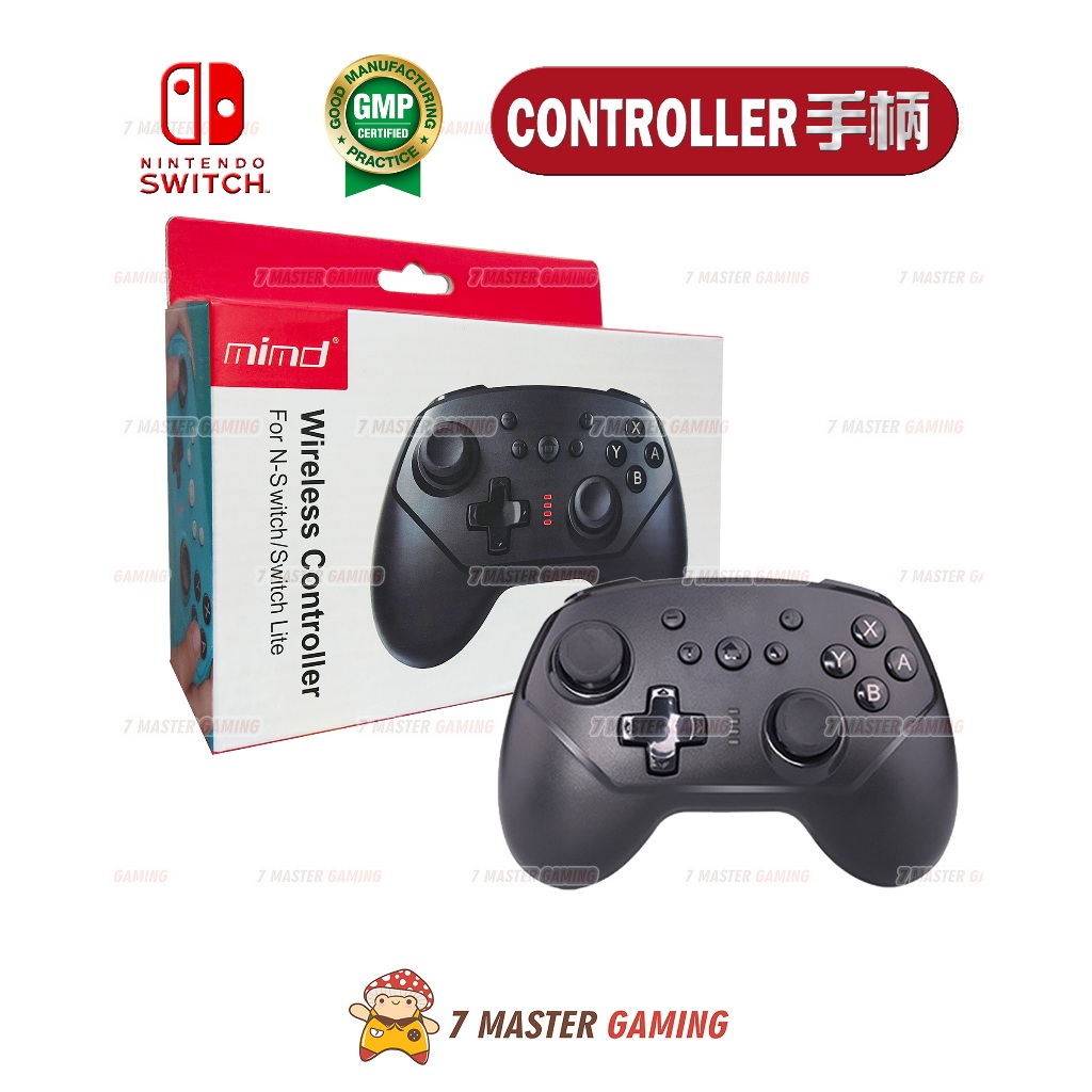 Nintendo Switch & Switch Lite Wireless Bluetooth Pro Controller ...