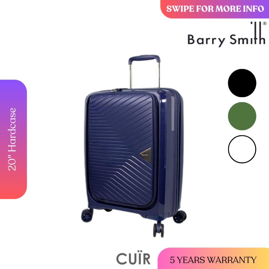 Barry Smith BSIU Cabin Polypropylene Hardcase Luggage 20 Shopee Singapore