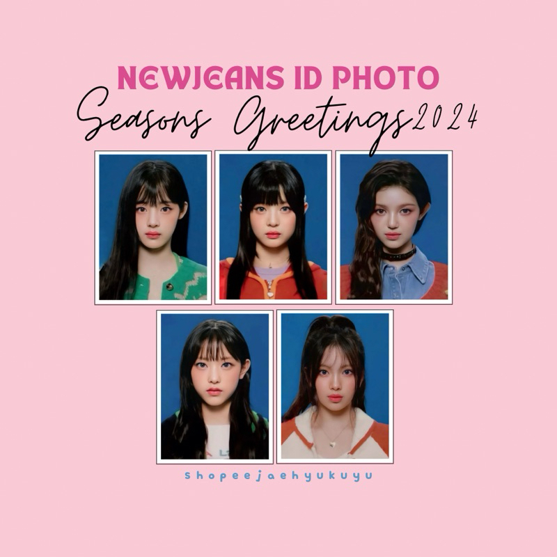 NEW] NewJeans ID Photo Passport Set 5 Members | Seasons Greetings