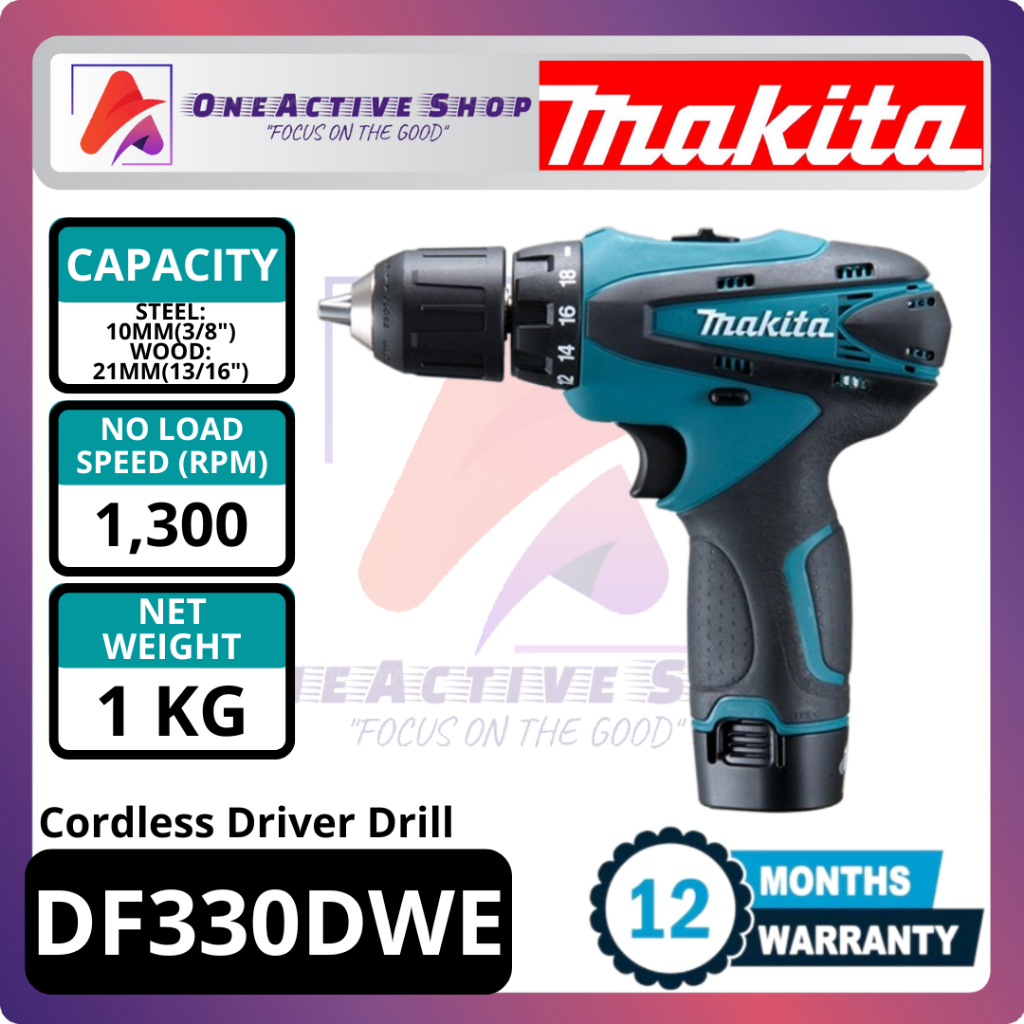 MAKITA 10.8V Cordless Driver Drill DF330DWE - 1 Year Warranty ( MAKITA ...