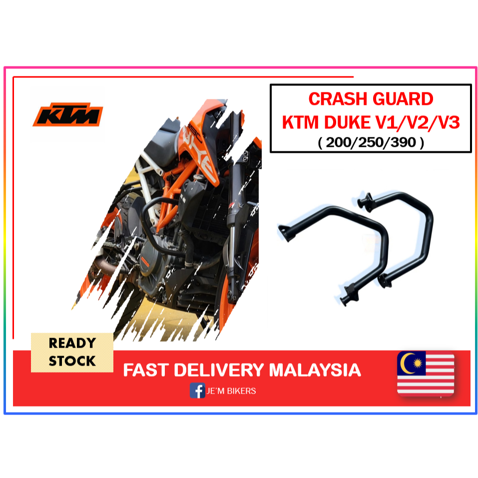 CRASH GUARD KTM DUKE 200/250/390 (ALL MODEL) | Shopee Singapore