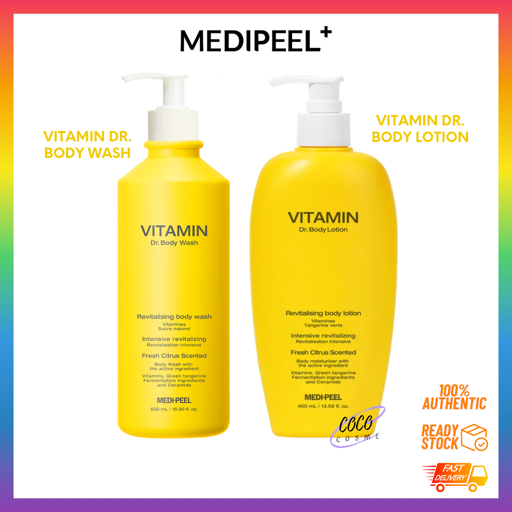 MEDIPEEL (MEDI-PEEL) VITAMIN DR. Body Wash 500ml / Body Lotion 400ml ...
