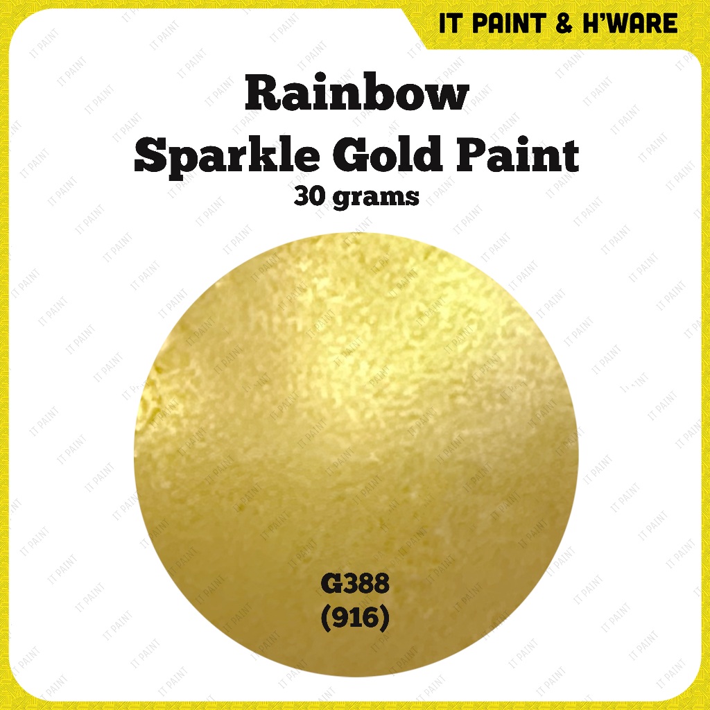 Smart Paint Rainbow Gold Paint G388 30g Cat Emas 30gram Water Based ...