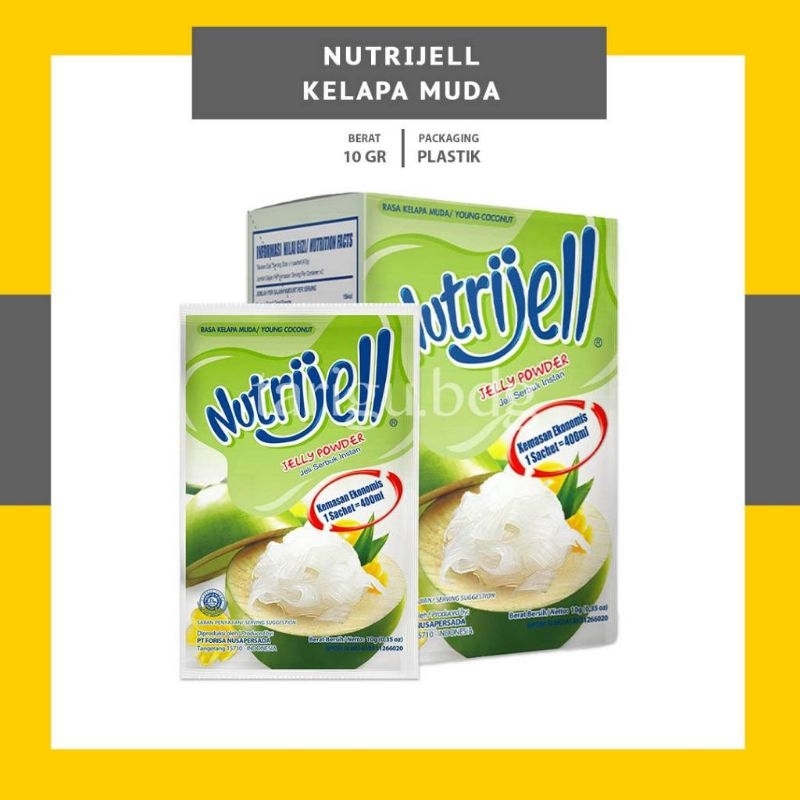 Nutrijel Young Coconut Flavor / Coconut Multipack Jelly Pudding 1 Box ...