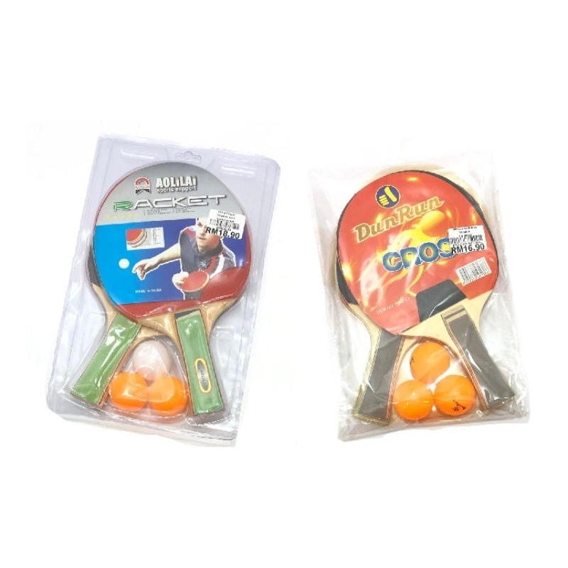 Table Tennis Racket With Ball Set Best For Kids PPS023/518 | Shopee ...