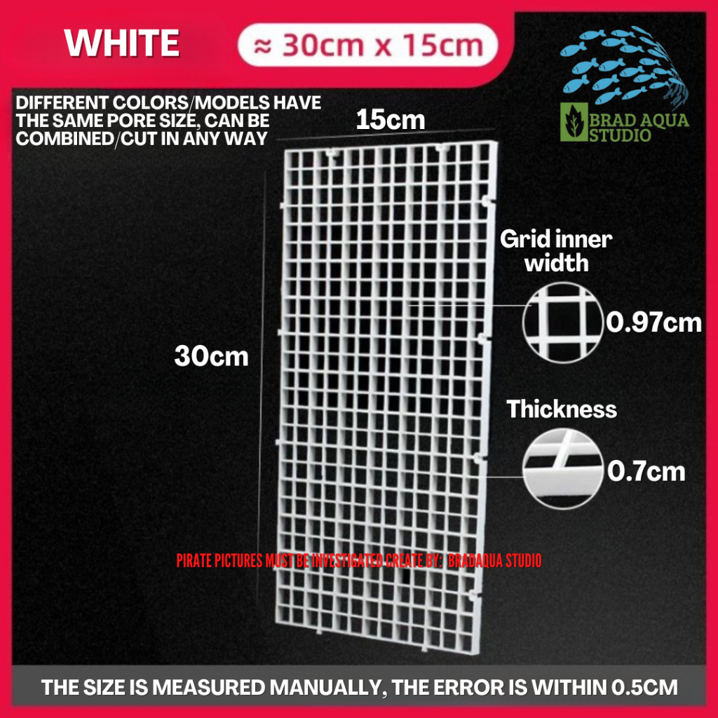 AQUARIUM Divider Trays Plastic Grid Isolate Board Divider Durable ...