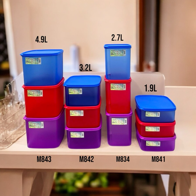 MITICO Multipurpose Square Container/ Premium Airtight Food Container ...