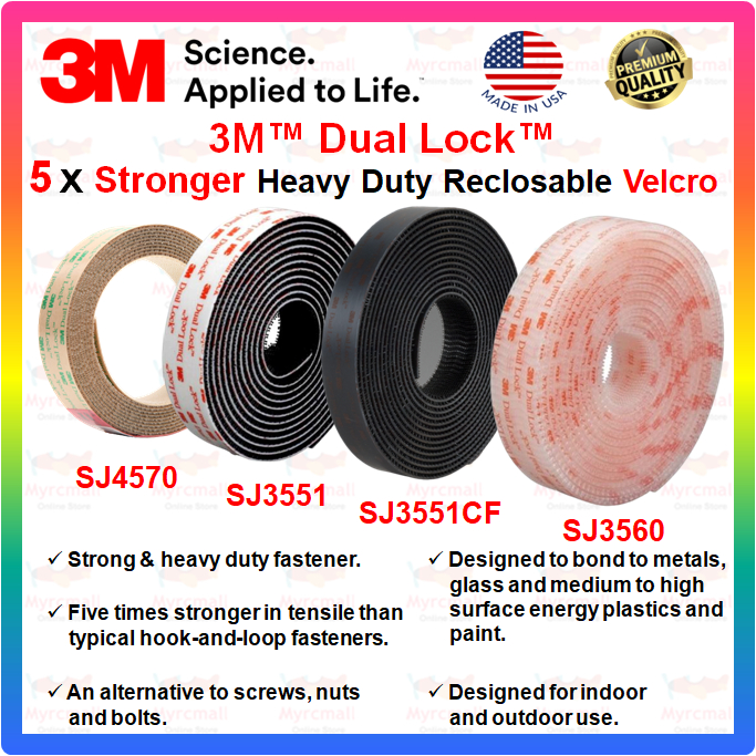 3M Dual Lock Velcro (Double-Sided Scratch)