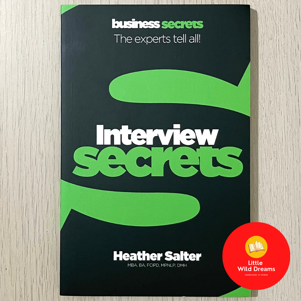CLEARANCE Interview Secrets By Heather Salter (Collins Business