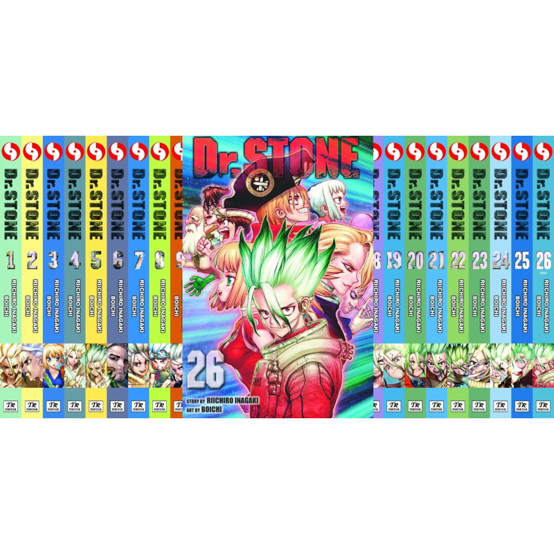 Dr Stone vol 1-26 END FULL SET ENGLISH Physical Book Manga