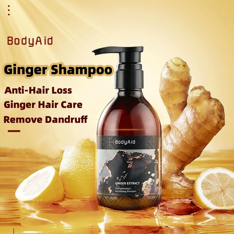 Bodyaid Ginger Shampoo Prevents Hair Loss Antidandruff And Oil Control