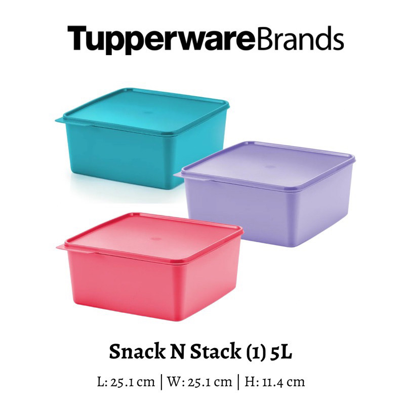 Tupperware Snack & Stack 5L (1pc) | Shopee Singapore
