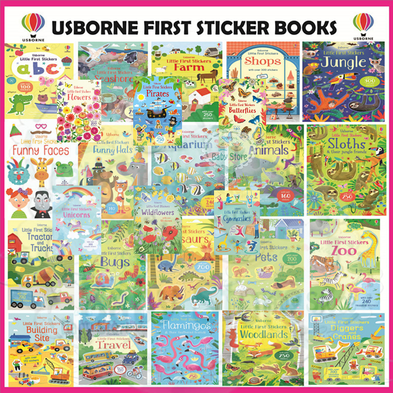 Usborne little first sticker books zoo | Shopee Singapore