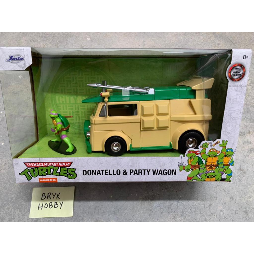 Jada Toys Party Van Mit Donatello Figur – Hollywood Rides TMNT Sammlerstück