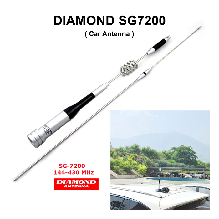Diamond Antenna Series SRH8055 SG7200 Car Antenna Set Cable Magnet 