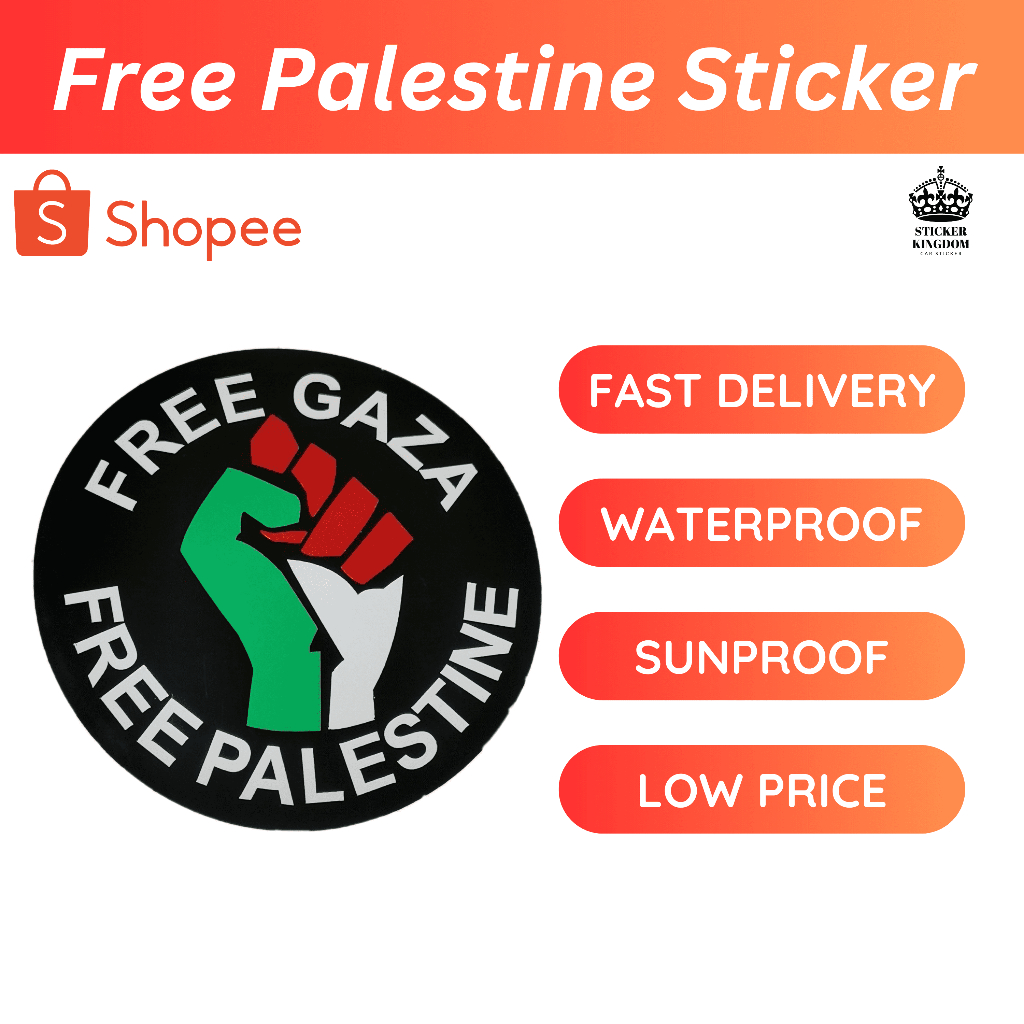 Sticker Palestine / Free Palestine Sticker / Save Gaza / Car Sticker ...