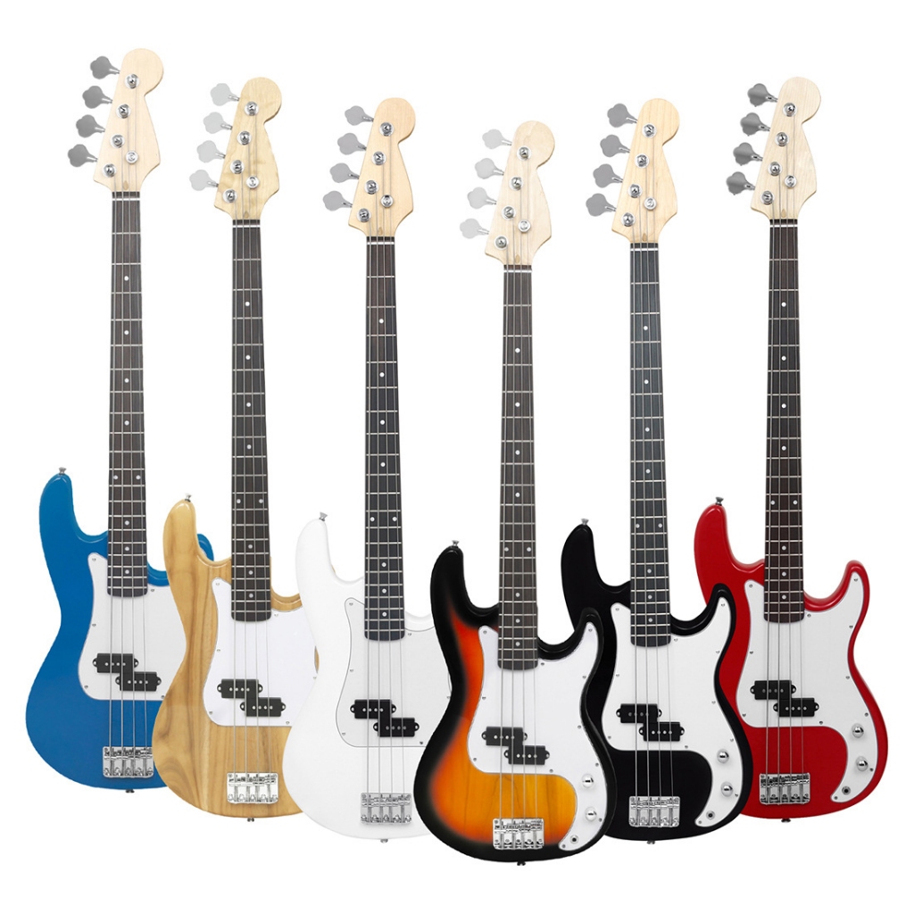 Quality Fender Design 4 String Bass Electric Bass Guitar Package