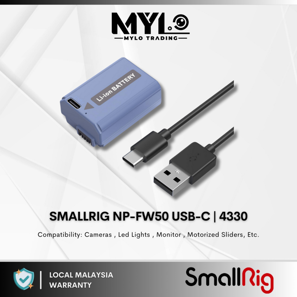 SMALLRIG 1030mAh Replacement USB-C Battery For Sony NP-FW50, For Sony - View #14