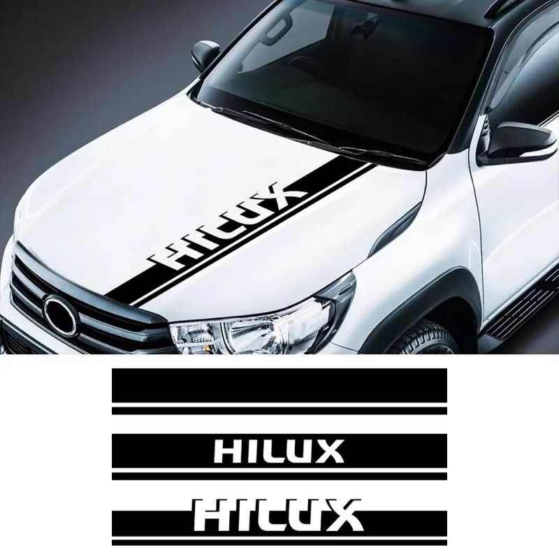 K618 Toyota Hilux Bonet Design Car Vinyl Sticker | Shopee Singapore
