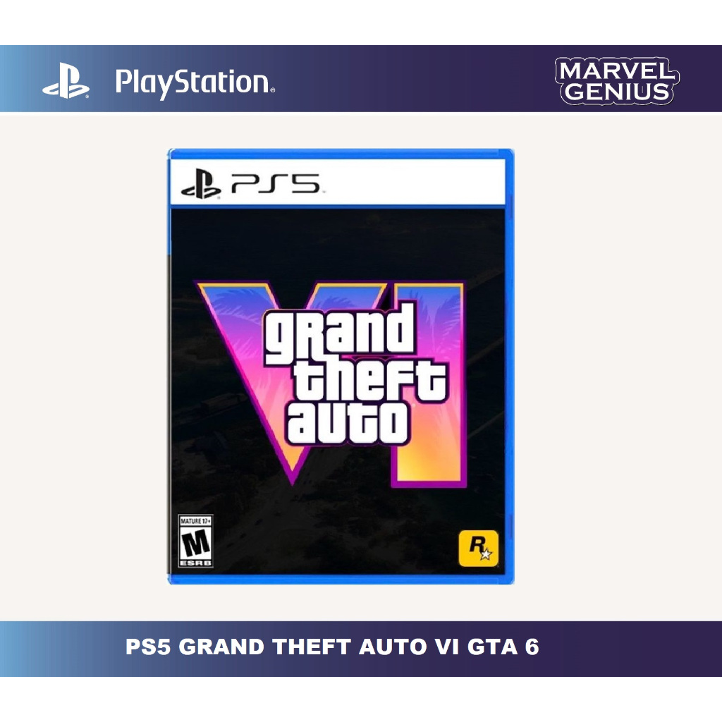 Ps5 Game Gta 6 Grand Theft Auto Vi Gtavi Gta Six 俠盜獵車手 6 中英文版 Eng