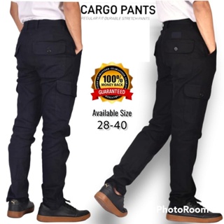 28-40 Women Cargo Pants Baggy Wide Leg Pockets Spring Autumn