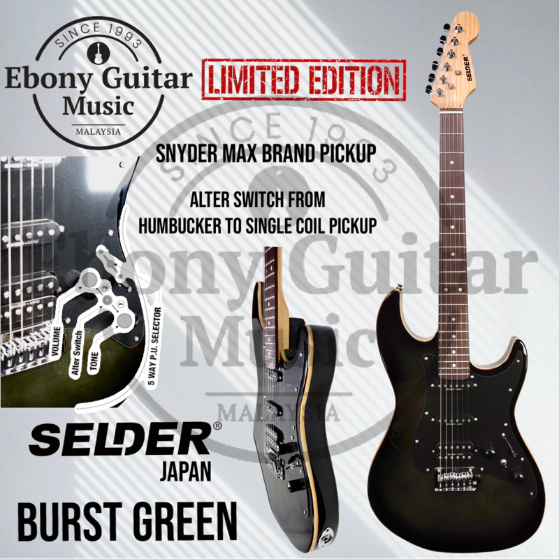 Selder Japan Electric Guitar Stratocaster Package Set Shopee Singapore