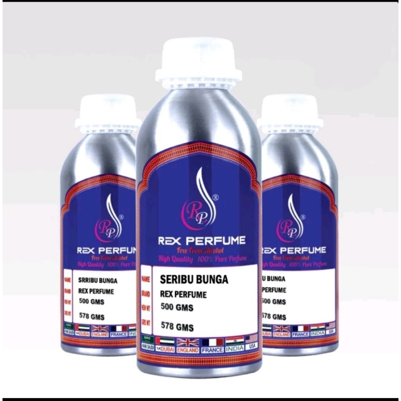 REX ATTAR, SERIBU BUNGA BY REX PERFUME WITHOUT ALCOHOL | Shopee Singapore