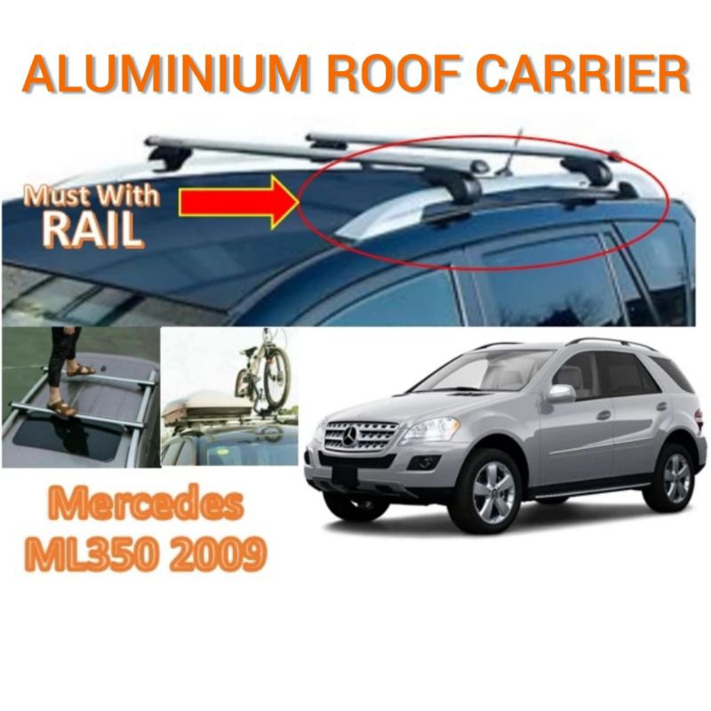 KOON MERCEDES ML350 2009 New Aluminium universal roof carrier Cross Bar