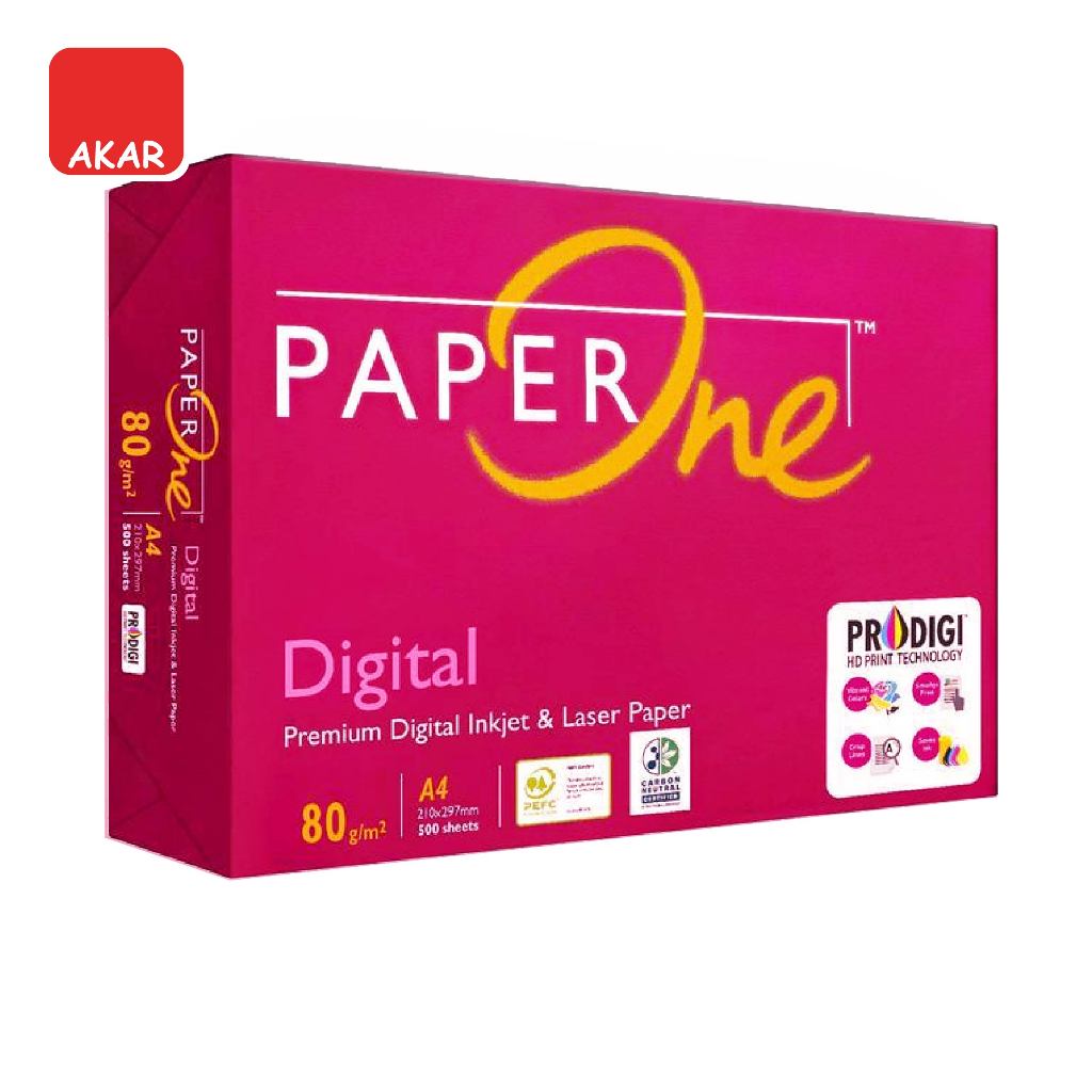 Paper One A4 Paper 80gsm 500 Sheets / PaperOne A4 Digital Carbon ...