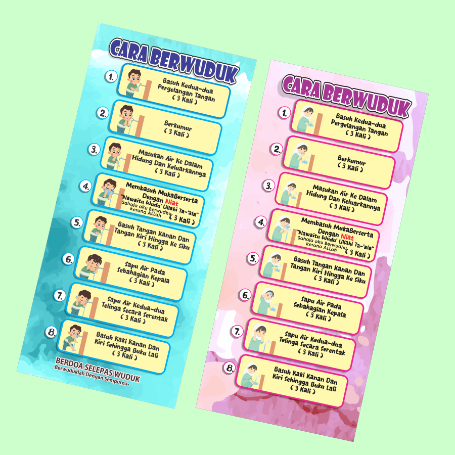 WATERPROOF Sticker Guide to How to Pray Children | Teaching how to ...
