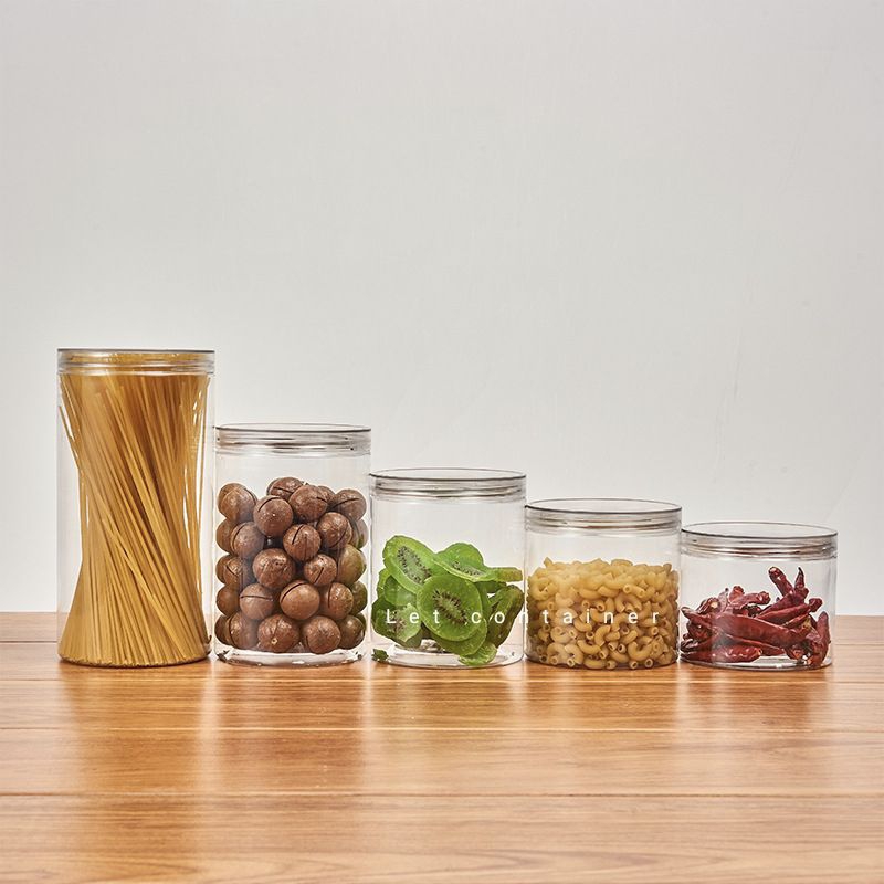 FLOWSY Balang Plastik Crystal Botol Cocojar Biskut Celup | Shopee Singapore