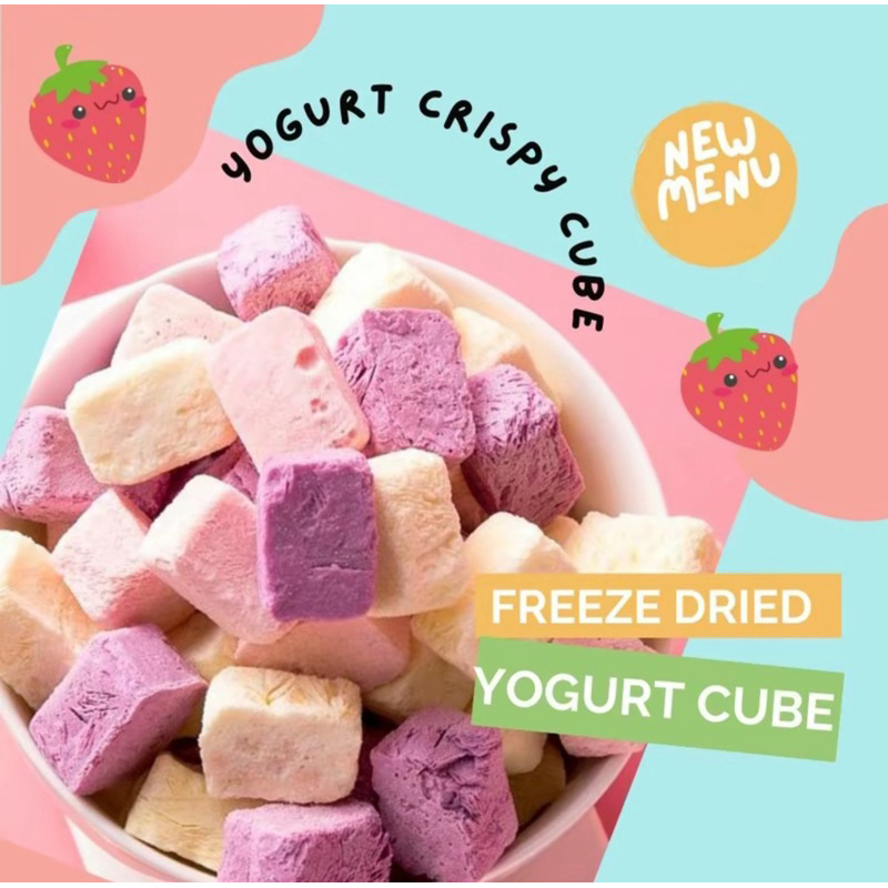 YOGURT CRISPY CUBE (FREEZE DRIED YOGURT CUBE) | Shopee Singapore